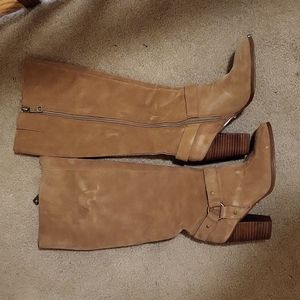 Like New tan suede Ralph Lauren boots